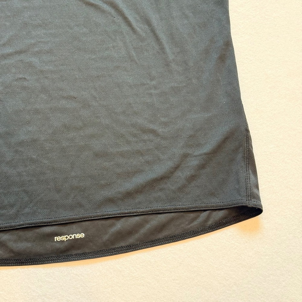 Adidas Response Climalite Running Shirt Mens Small Black Grey Athletic Tee Gym - Picture 11 of 16
